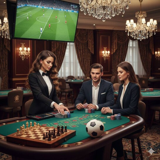 Luxury Crypto Gaming Interior